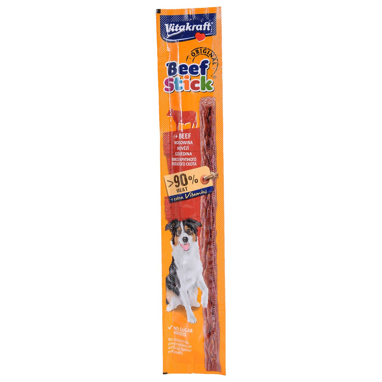 Vitakraft Beef-Stick govedina >90% udjela mesa bez šećera, 1 komad 12g