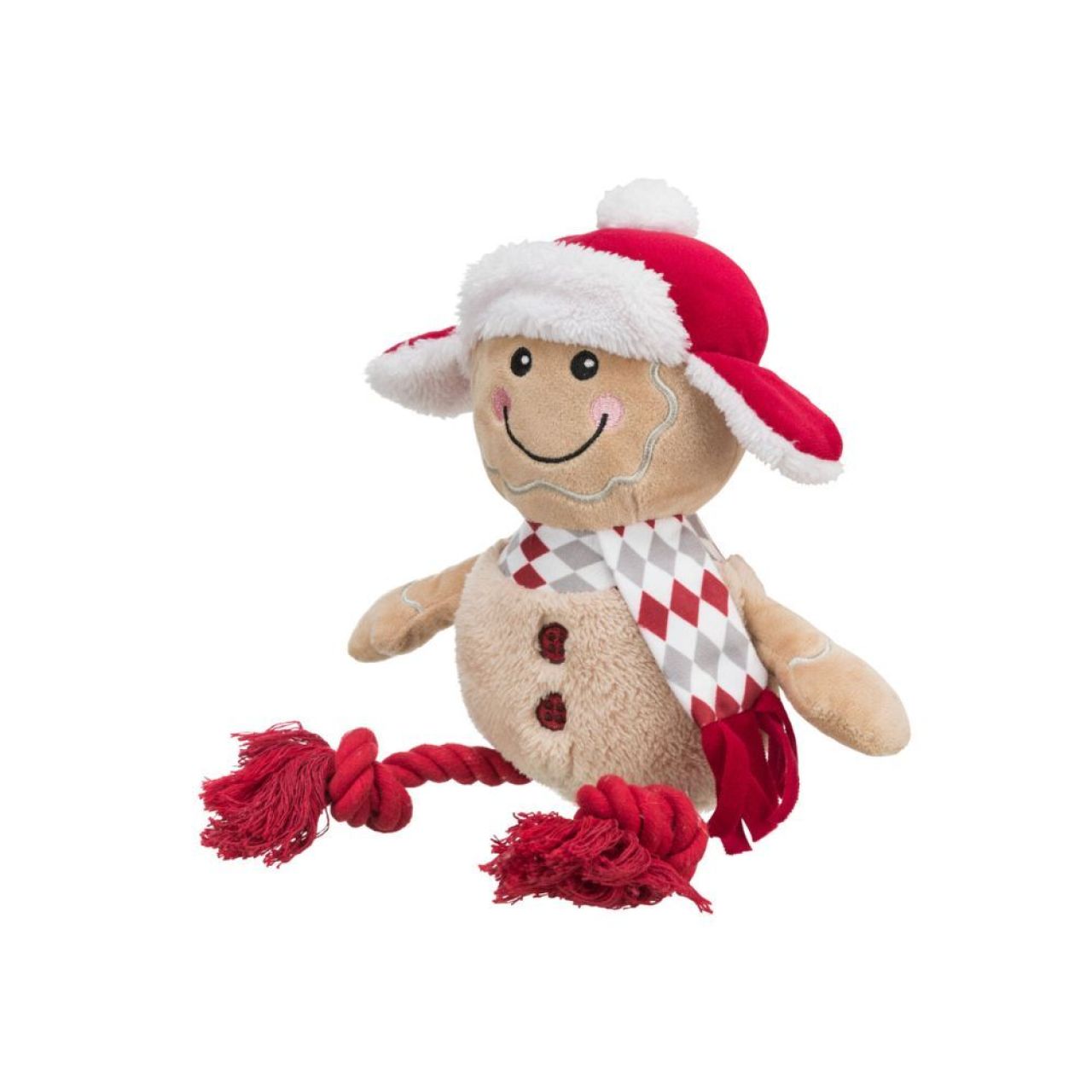 Trixie igračka za pse božićna Medenjak pliš/konop 34 cm