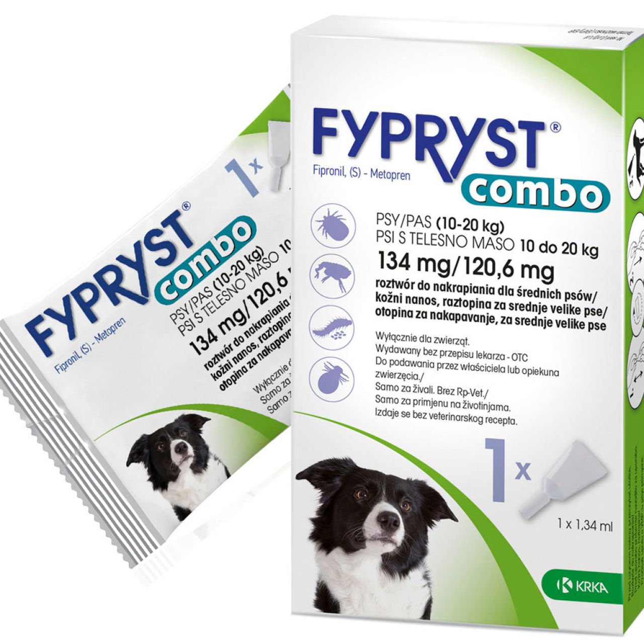 FYPRYST COMBO otopina za nakapanje, za srednje velike pse (10-20kg)