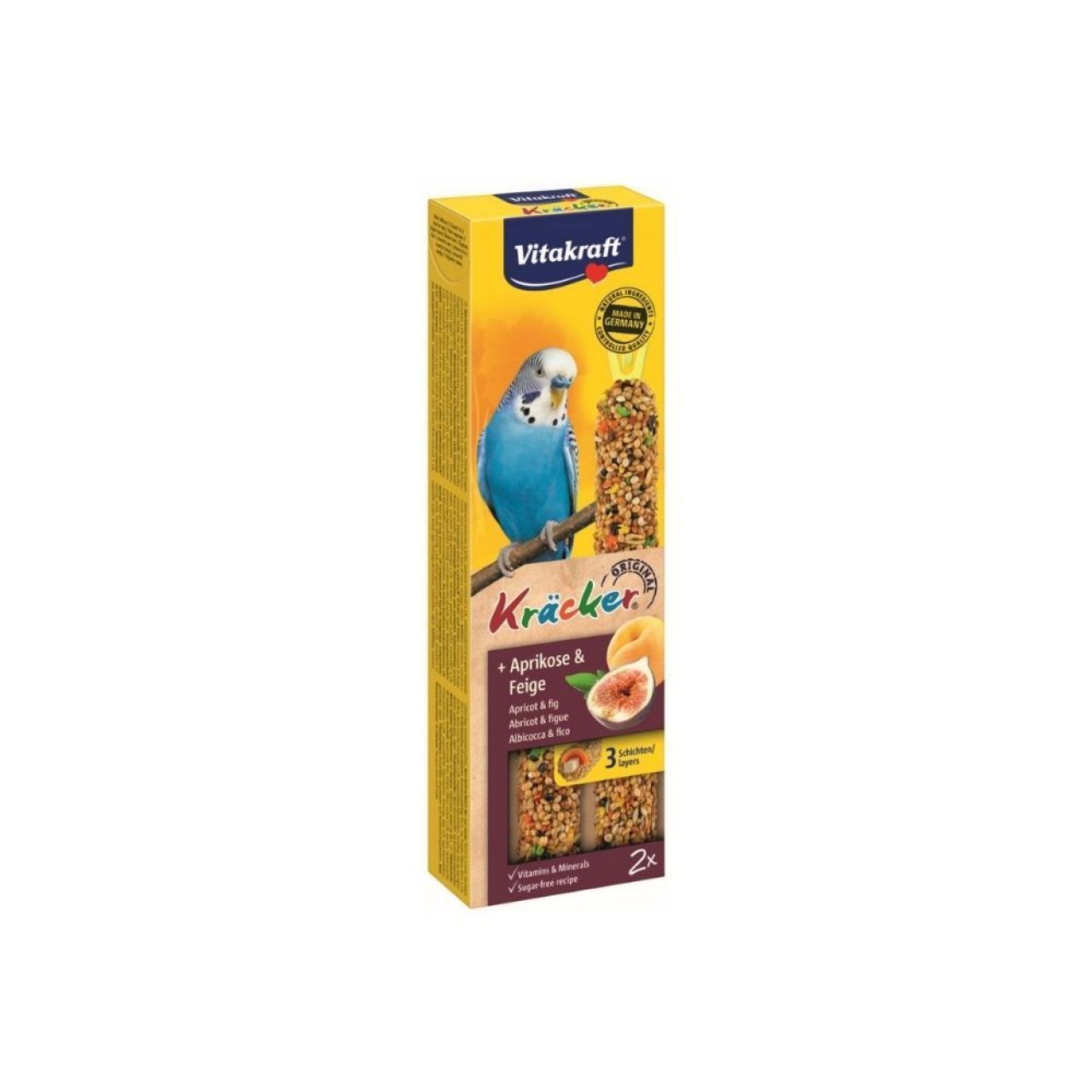 Vitakraft kreker za male papige s voćem 2 komada