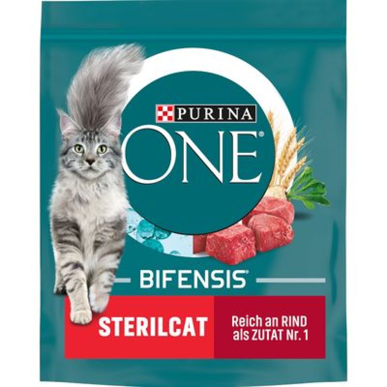 Purina ONE Adult Sterilcat, s govedinom i pšenicom, suha hrana za mačke - 800g