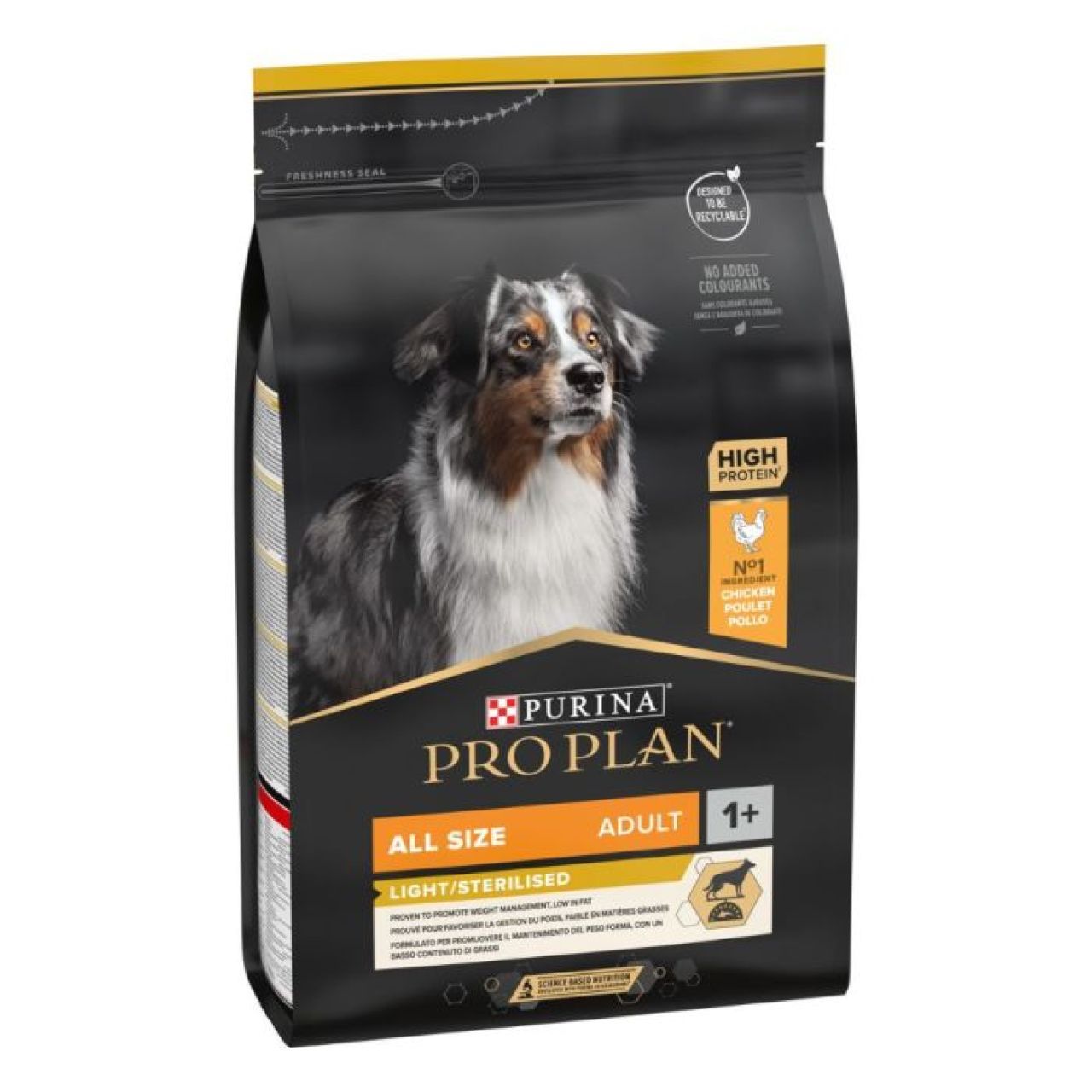 Purina PRO PLAN All Sizes Adult Light Sterilised - piletina