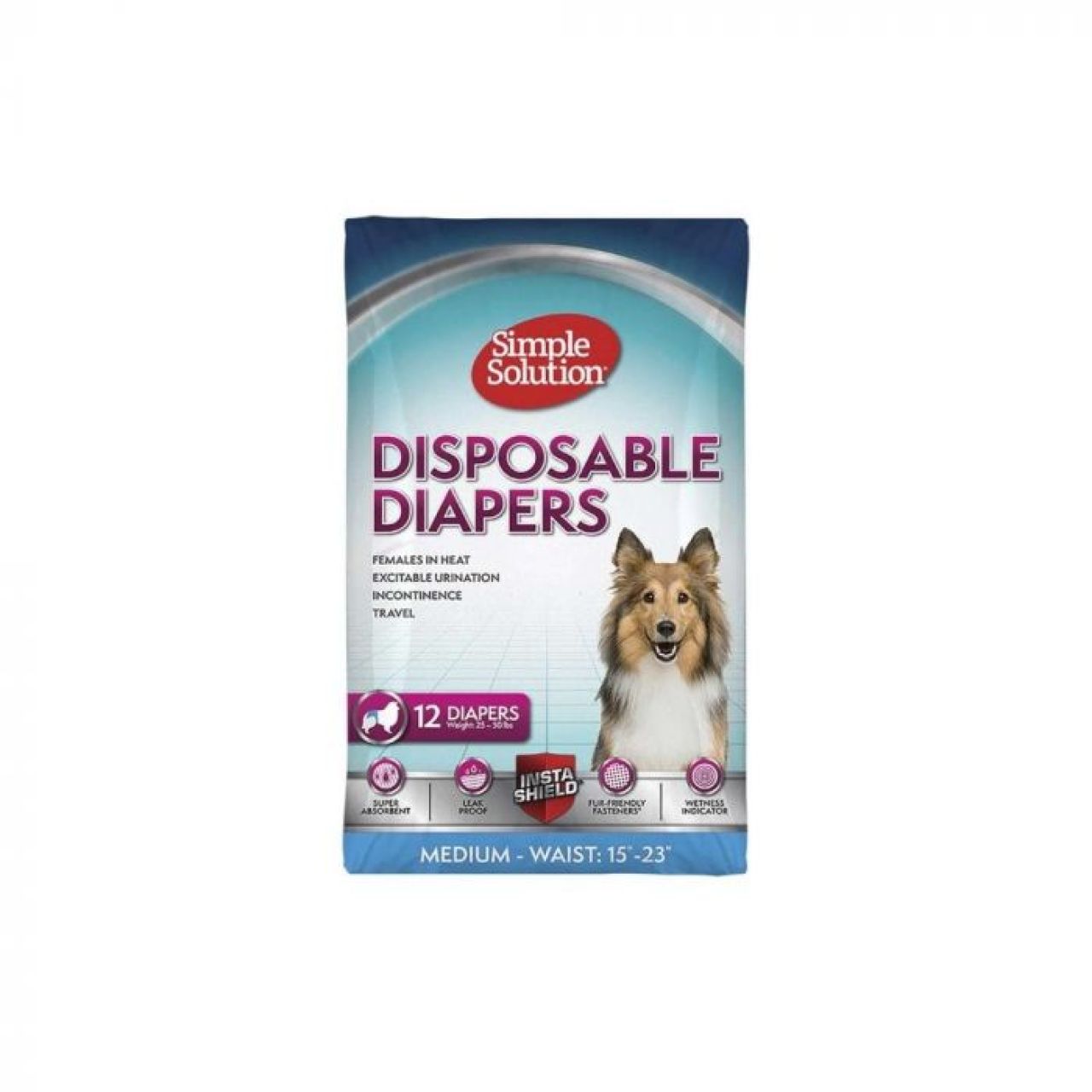 Simple Solution pelene za pse Disposable Diapers, gaćice M