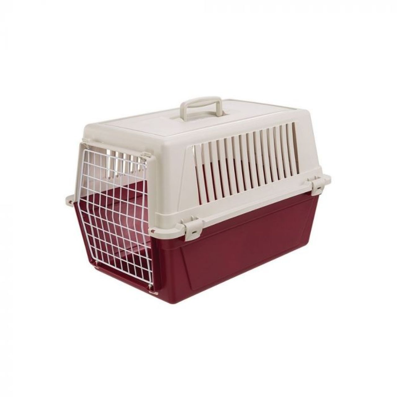 Ferplast transporter Atlas 30 EL, 60x40x38 cm - TAMNO/CRVENI