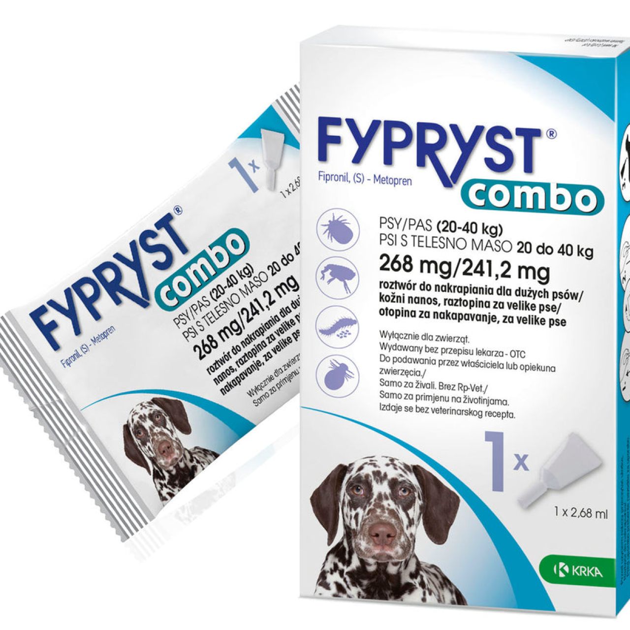 FYPRYST COMBO otopina za nakapanje, za velike pse (20-40kg)
