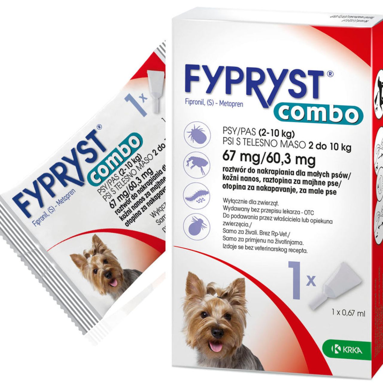 FYPRYST COMBO otopina za nakapanje, za male pse (2-10kg)