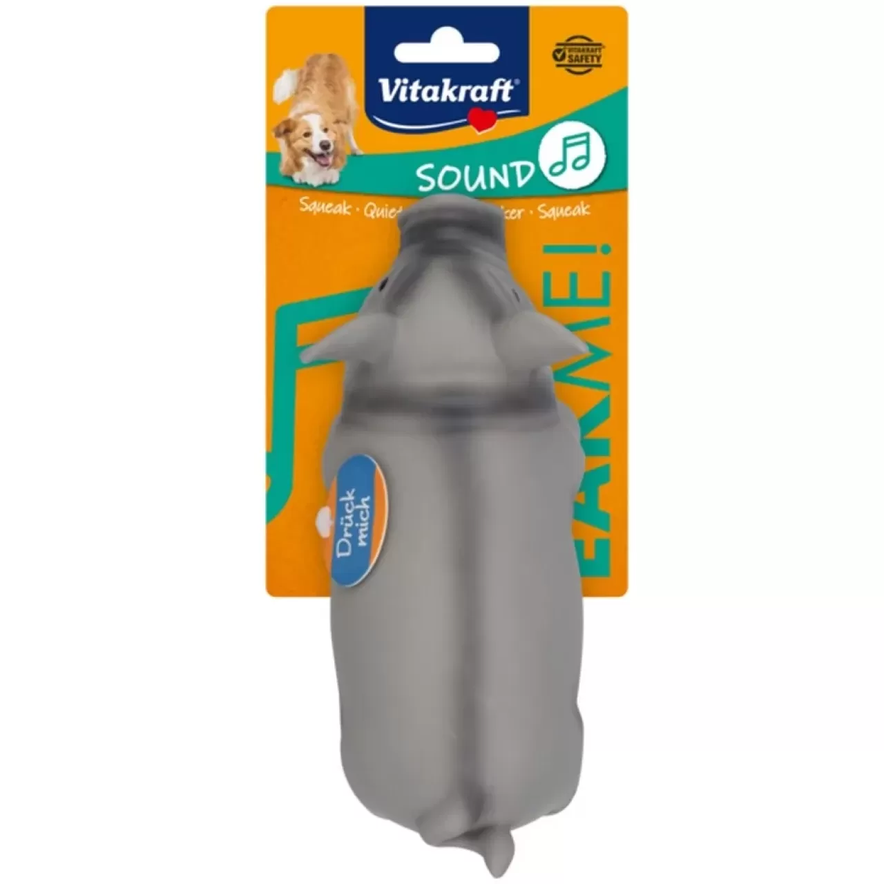 Vitakraft svinja s originalnim glasom, 17 cm | SIVA svinja