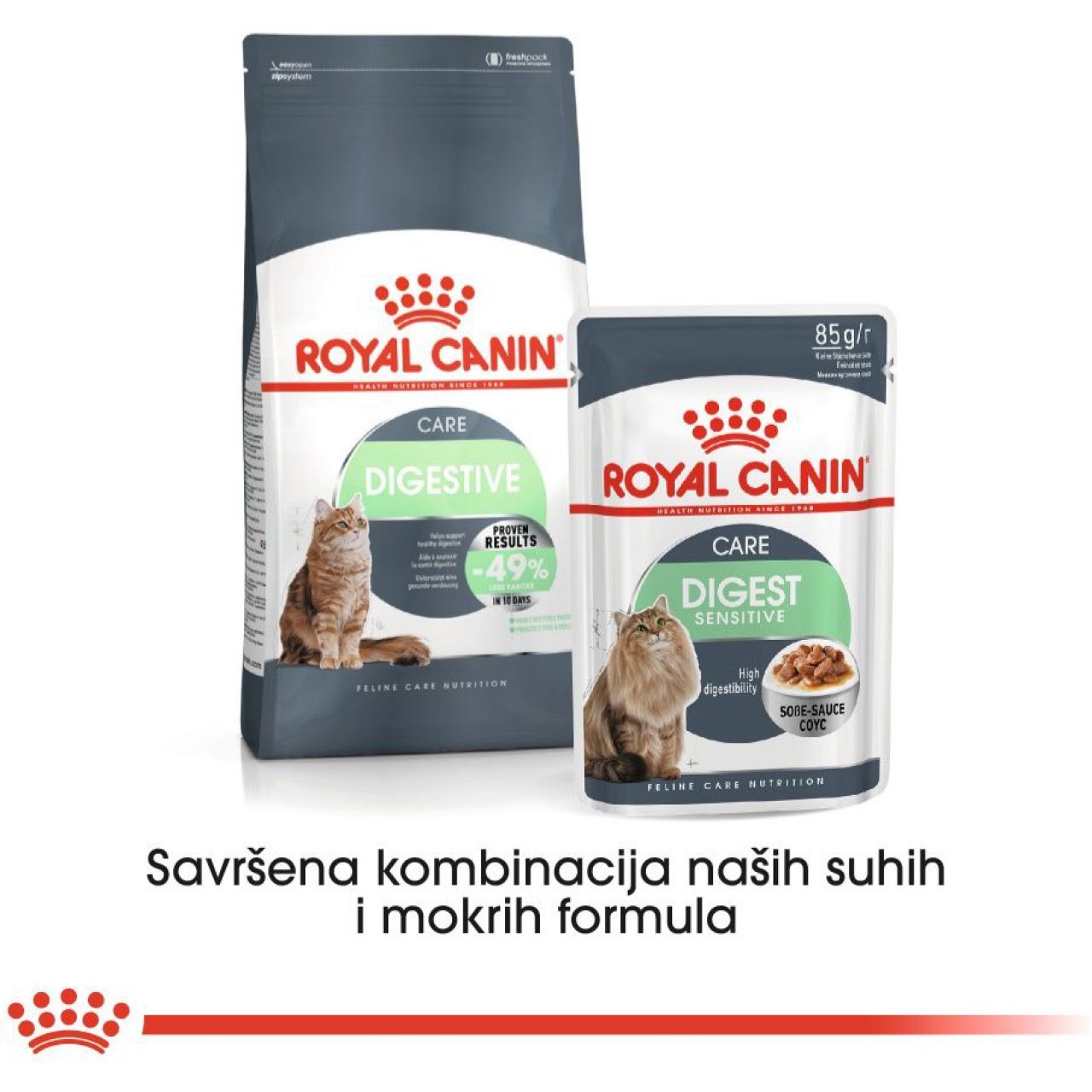Royal Canin Cat DIGESTIVE CARE - tanki komadići u umaku 85g