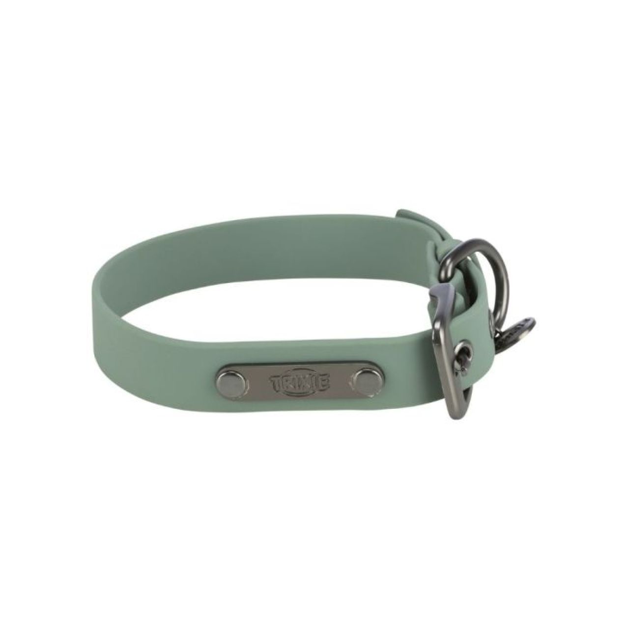 Trixie ogrlica za pse CityStyle PVC L-XL 50-57 cm/20 mm sivozelena