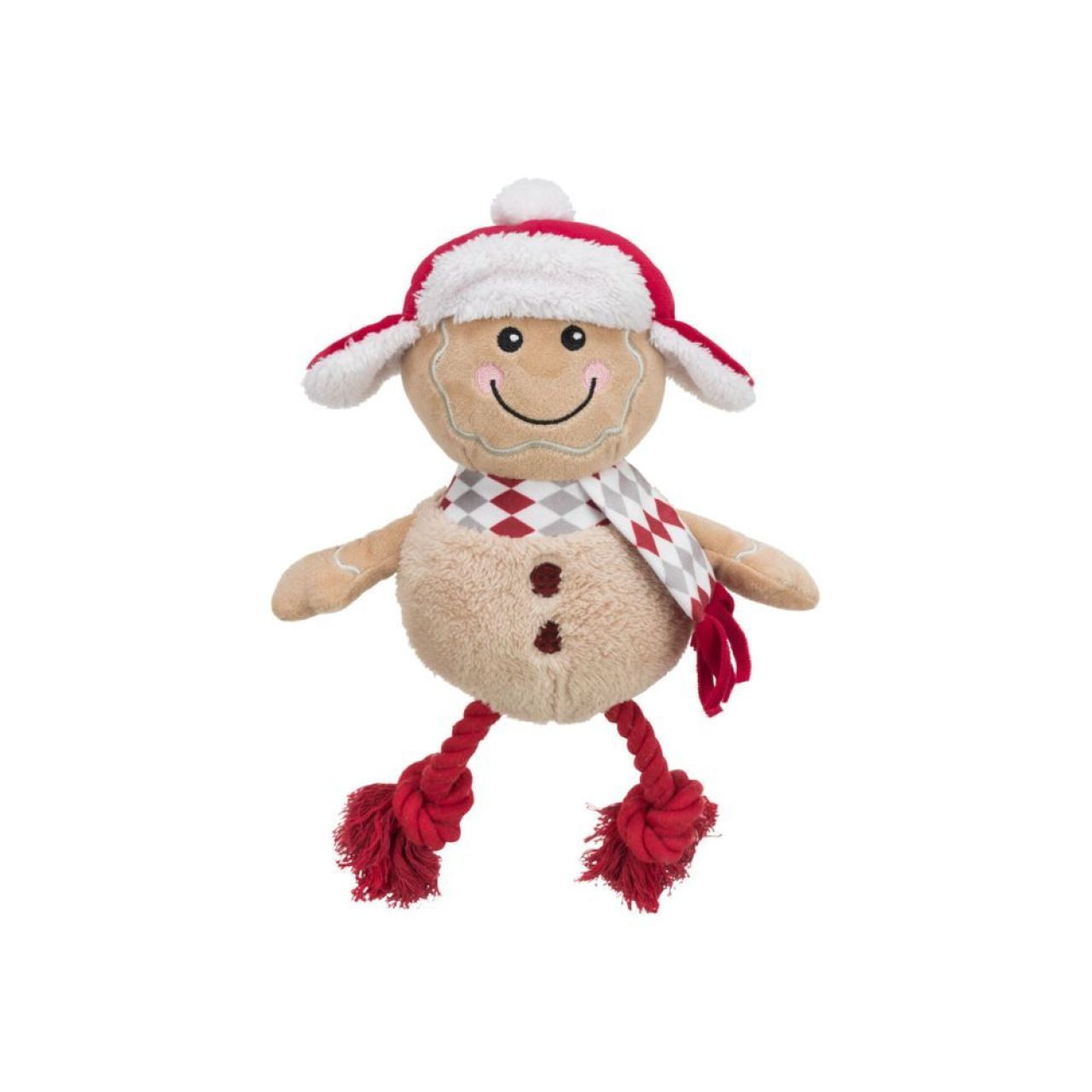 Trixie igračka za pse božićna Medenjak pliš/konop 34 cm