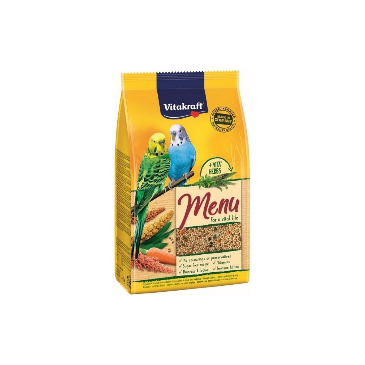 Vitakraft hrana Menu za male papige – Perle s medom 1 kg