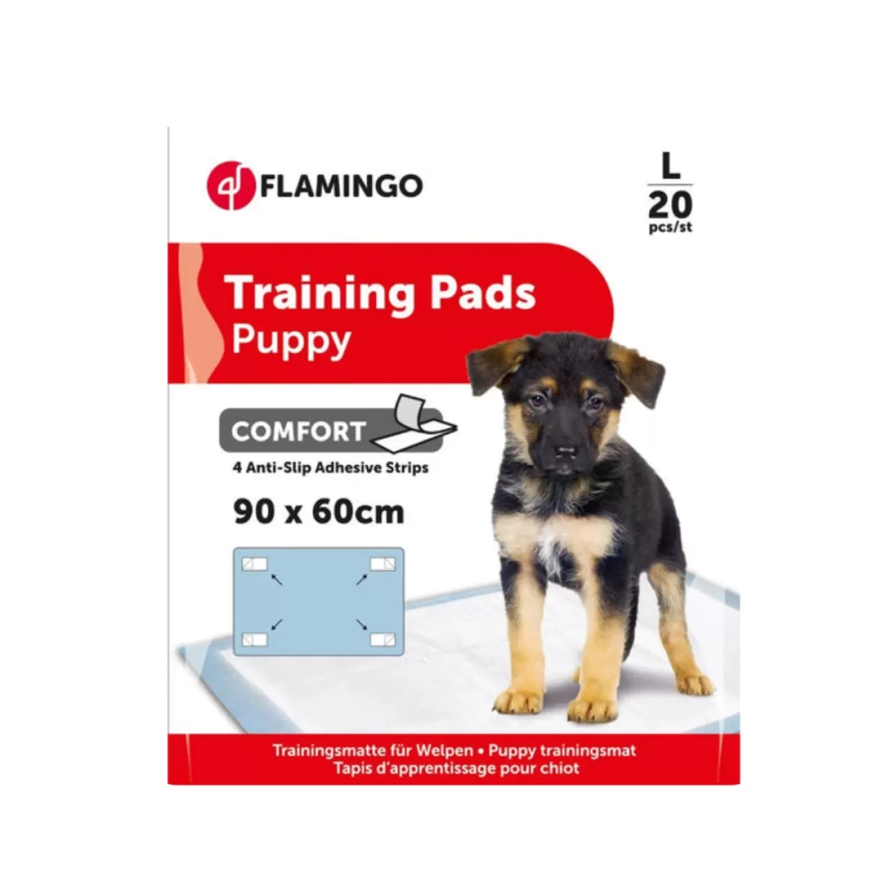 FLAMINGO Puppy Training Pads Comfort, Anti-slip upijajuće prostirke L