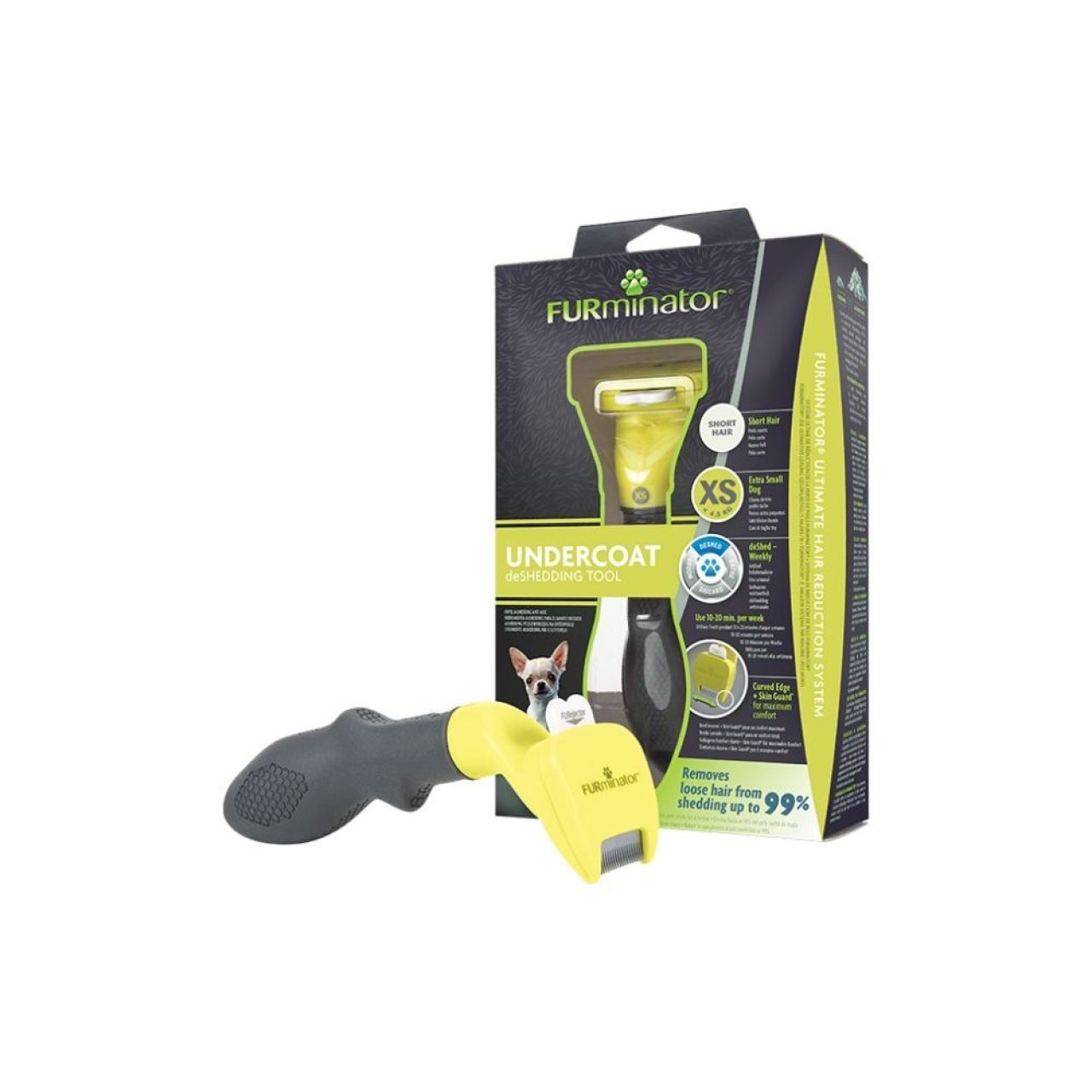 Furminator za kratkodlake pse XS