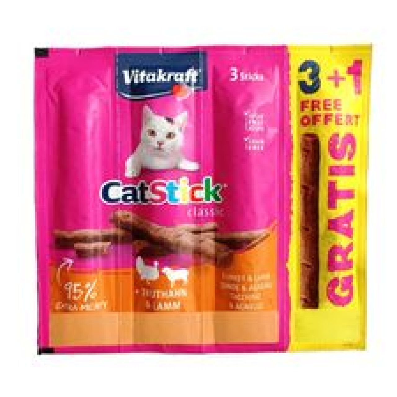 Vitakraft CatStick 3+1 gratis