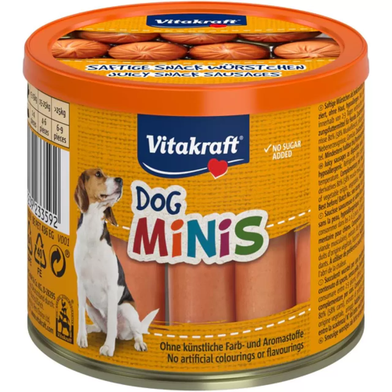 VITAKRAFT Dog Minis kobasice, poslastica za pse, 12 kom/190g