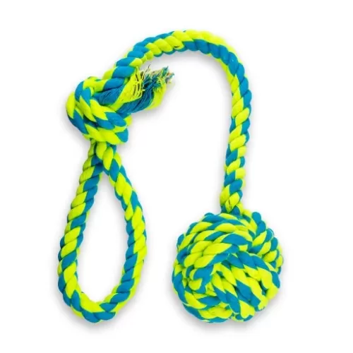 Trixie igračka za pse konop s pletenom loptom 50 cm/fi-7 cm