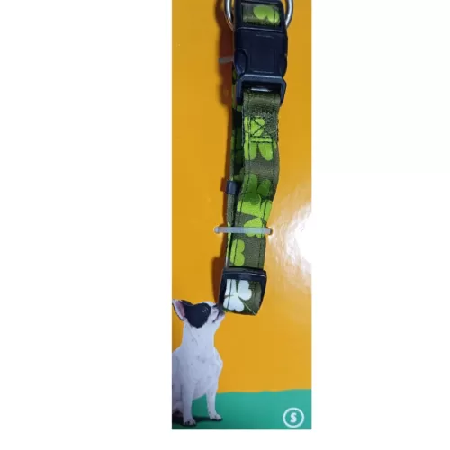 Vitakraft Ovratnik Nylon S za pse, šareni uzorak djeteline